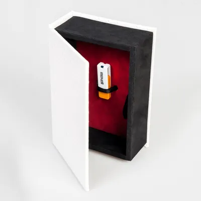 Cutie pentru poze și stick USB