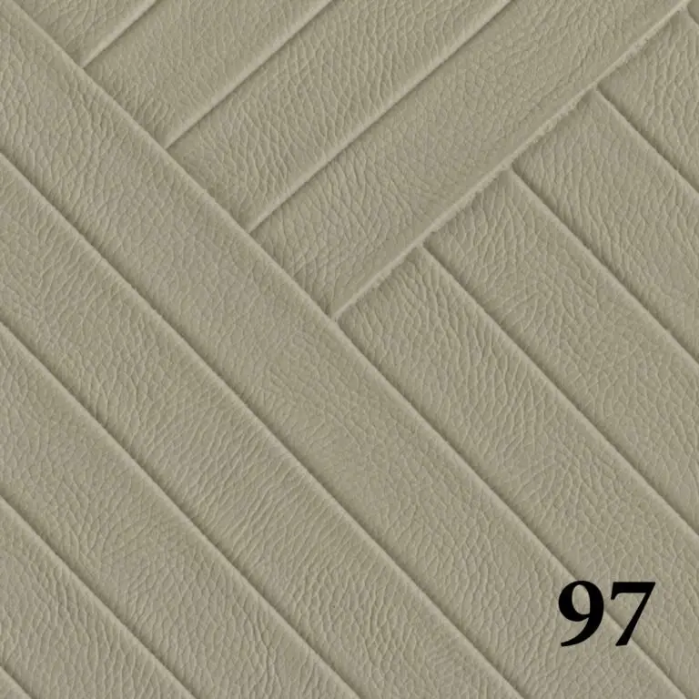Textura M97 din mostrar — eco piele matlasată în chevron